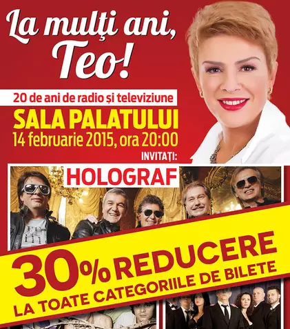 Te invităm la spectacolul aniversar „La mulți ani, Teo!”