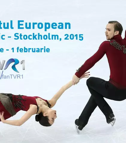 TVR transmite Campionatul European de Patinaj Artistic de la Stockholm