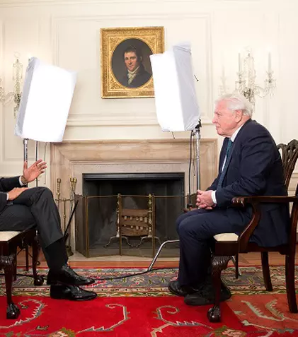 Sir David Attenborough de vorbă cu Barack Obama, duminică, la BBC Earth