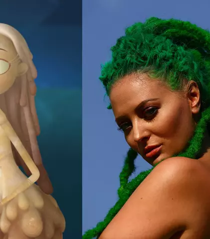 Delia Matache este fata din ceară în animaţia "Mune: Gardianul Lunii"