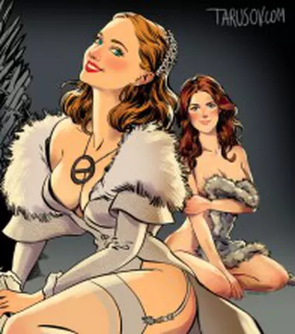 Personajele din „Urzeala tronurilor” în varianta pin-up