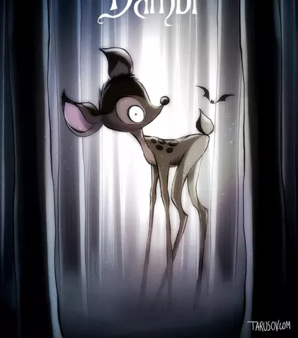 Cum ar fi fost dacă filmele Disney ar fi fost făcute de Tim Burton?