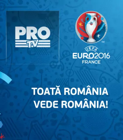 Campionatul European de Fotbal se vede și la Pro TV