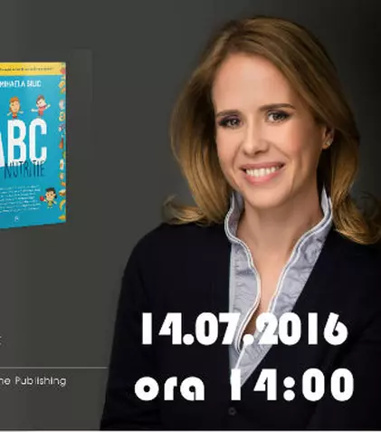 Lansare live pe Facebook: “ABC de nutriție”, de Mihaela Bilic