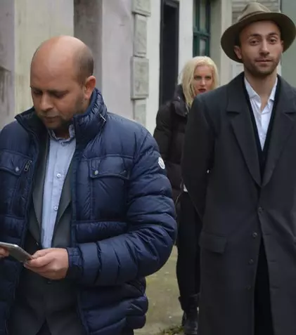 Cosmin Seleși joacă rolul unui mafiot, în scurtmetrajul “The Match”