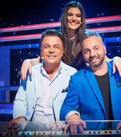 FOTO. Adrian Enache, Paula Seling şi Ovi lansează „Duelul pianelor” la TVR2