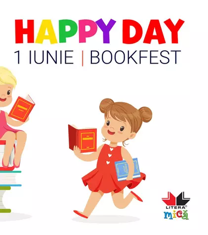 Editura Litera mică sărbătorește Ziua Copilului la Bookfest 2018: 1 iunie este Happy Day