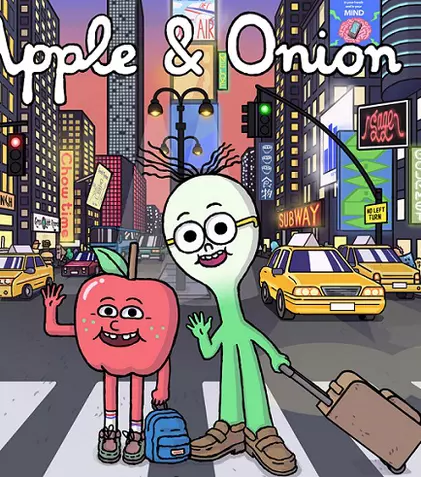 De luni, 10 septembrie, Cartoon Network difuzează un nou serial animat: „Măr și Ceapă”
