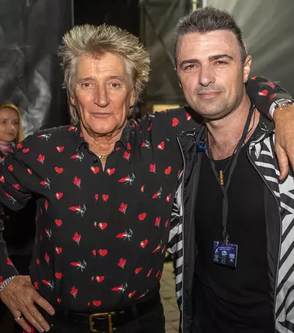 Trupa Vunk pe aceeași scenă cu Rod Stewart: „A fost un concert important pentru noi”