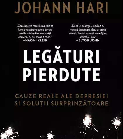 Despre depresie, în cartea „Legături pierdute. Cauze reale ale depresiei și soluții surprinzătoare”