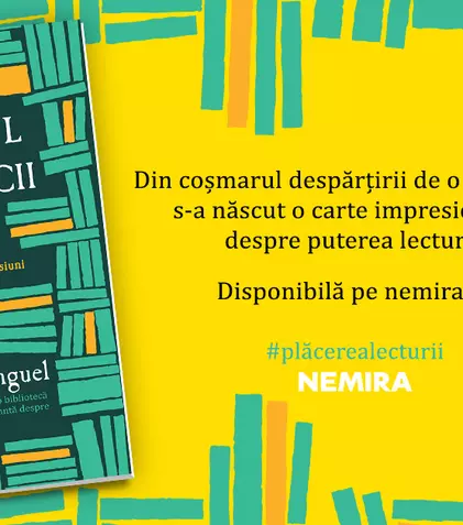 Volumul autobiografic „Sfârșitul bibliotecii mele”, de Alberto Manguel, apare la Editura Nemira