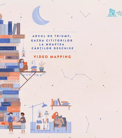Marți, 23 aprilie, Arcul de Triumf este gazda cititorilor la Noaptea Cărților Deschise