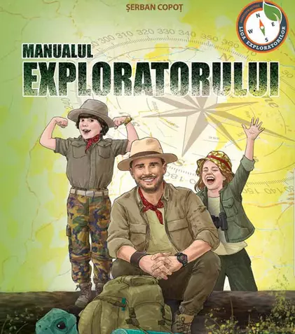 Astăzi, de la 18:00, la Hub Design, Șerban Copoț lansează cartea „Manualul exploratorului”