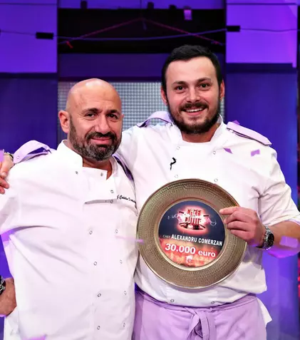 Alexandru Comerzan este câștigătorul de aur al lui chef Cătălin Scărlătescu