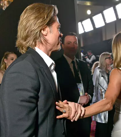 FOTO. Renuniune la 15 ani de la divorț. Brad Pitt și Jennifer Aniston din nou împreună