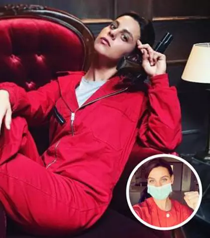 O actriță din serialul „La casa de papel” și-a reluat profesia de infirmieră în timpul pandemiei