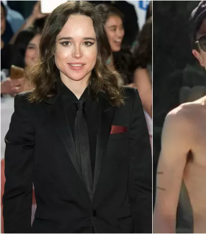 Elliot Page, primele imagini după operația de bust care i-a completat transformarea