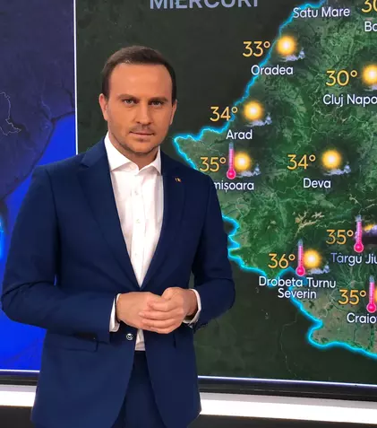 Ionuț Gheorghe, prezentatorul rubricii Meteo de la TVR 1, s-a îndrăgostit de Grecia