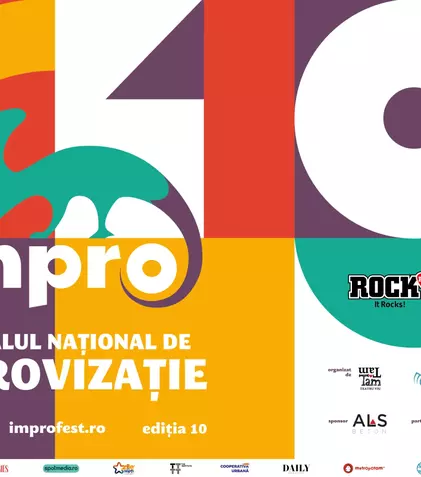 Spectacole în premieră absolută, la Festivalul Național de Improvizație, 15 - 18 septembrie 2022