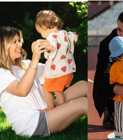 Cum se „antrenează” Gina Pistol și Smiley cu micuța Josephine. „E cel mai bun exerciţiu de cardio”. EXCLUSIV