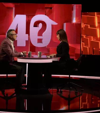 Lucian Romașcanu, invitat la 40 de întrebări cu Denise Rifai. „Vorba dulce... funcții aduce?”