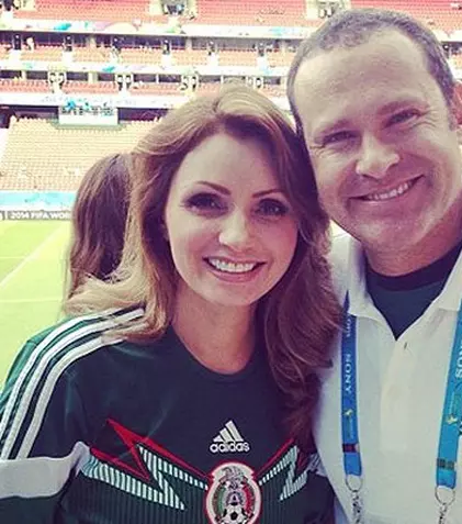 Angelica Rivera, o mare susţinătoare a echipei naţionale a Mexicului
