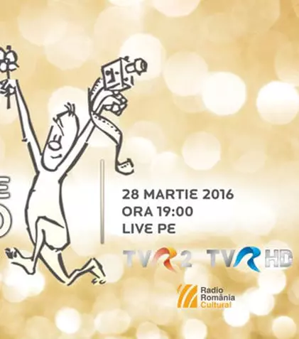 Gala Premiilor Gopo 2016 va fi în direct la TVR 2