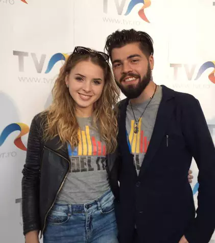 Ilinca si Alex Florea au plecat la Kiev. Cum a arătat prima repetiție pentru Eurovision 2017