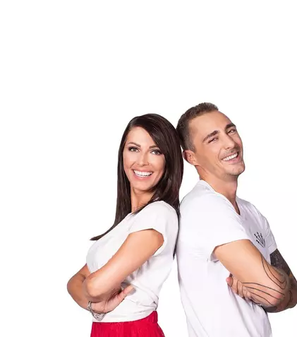 EXCLUSIV. Cum se înţeleg Ilinca Vandici şi Vladimir Drăghia la filmările pentru „FanArena”
