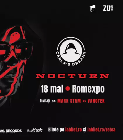 Mark Stam, invitat la concertul Carla’s Dreams – „Nocturn”,  pe 18 mai, la Romexpo