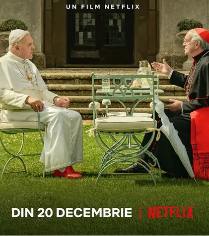 Netflix lansează trailerul și afișul filmului „Cei doi papi”