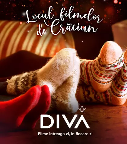 Din 24 octombrie DIVA devine locul filmelor de Crăciun
