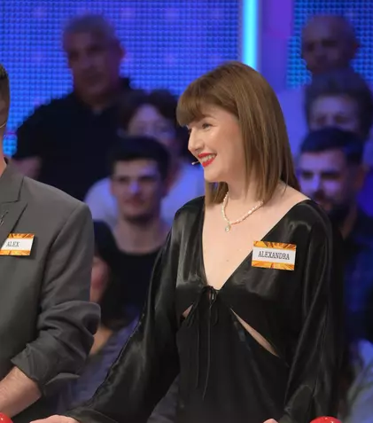 Alexandra Ungureanu și Alexandru Abagiu, invitați speciali la Roata norocului, de la Kanal D