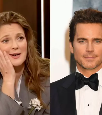 Matt Bomer a sărutat-o pe neașteptate pe Drew Barrymore. Reacția artistei a fost senzațională
