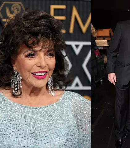 Joan Collins a făcut furori la Gala Premiilor Emmy 2024. Actrița de 90 de ani a strălucit din cap până în picioare