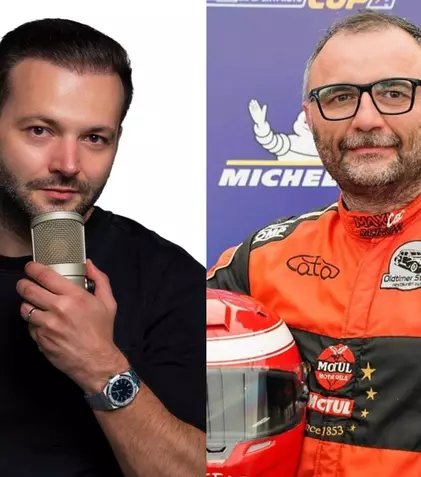Mihai Morar şi comentatorul sportiv Cătălin Ghigea sunt gazdele Formula 1 la Antena