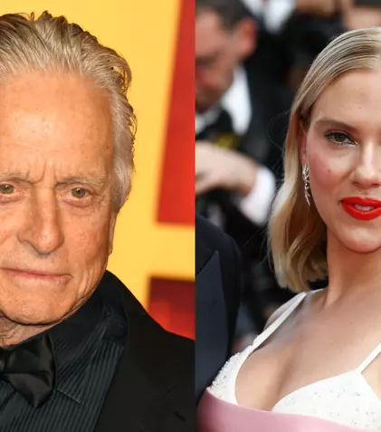 Michael Douglas și Scarlett Johansson împart același ADN. Abia acum s-a aflat că cei doi actori de la Hollywood sunt rude