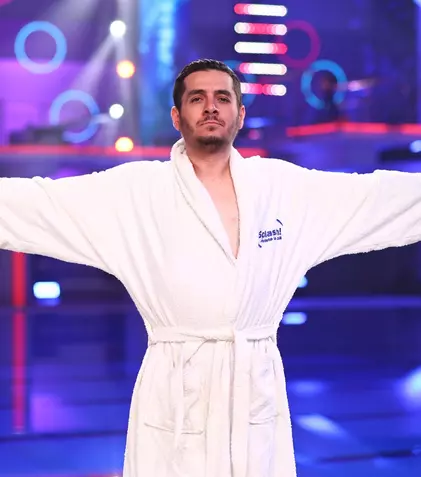 George Tănase a acceptat provocarea „Splash! Vedete la apă”. A tratat obstacolele cu umor: „Se dă un premiu în bani? Am rate”