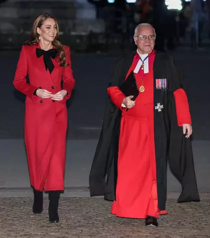 Kate Middleton a participat la concertul anual de Crăciun de la Westminster Abbey. Prințesa s-a aflat în centrul atenției
