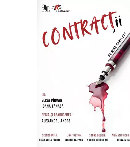 CONTRACȚii de Mike Bartlett, premieră 9G la TNB