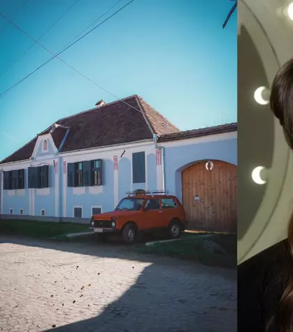 Dana Rogoz, din nou pe șantier la Viscri: „Construim o anexă a casei pe vechile fundații, dar e minunat”