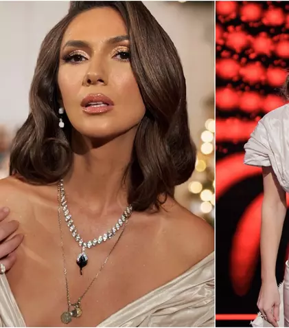 Cât costă rochia purtată de Adela Popescu în semifinala Vocea României 2025. A strălucit într-o creație a unui designer român