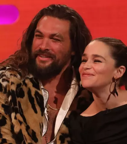 Jason Momoa și Emilia Clarke, reuniune emoționantă după 15 ani de Game of Thrones