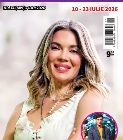 Noul număr TV Satelit! Gina Pistol este vedeta copertei, iar revista aduce programul TV pentru următoarele 14 zile
