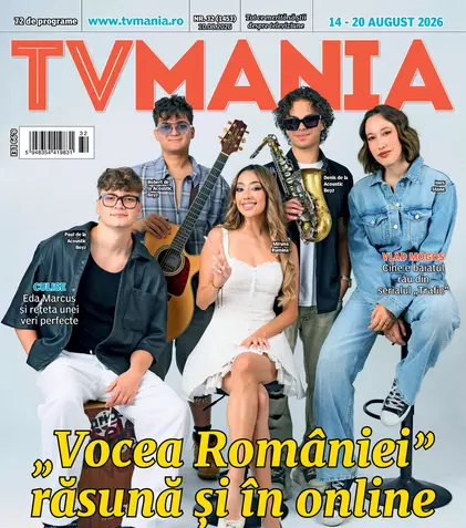 A apărut revista TVmania nr. 32! „Vocea României” răsună și în online. Eda Marcus, Vlad Mogoș și noutățile săptămânii