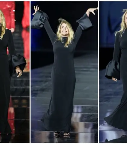 Nadia Comăneci, debut pe podium la Paris Fashion Week. Ce ținută românească a purtat la Le Défilé L’Oréal Paris