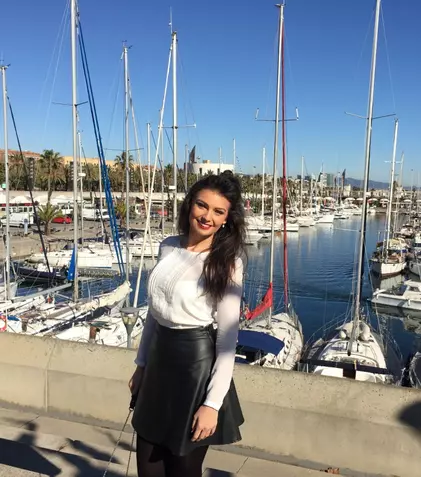 Olivia Păunescu și-a serbat ziua de naștere la Barcelona