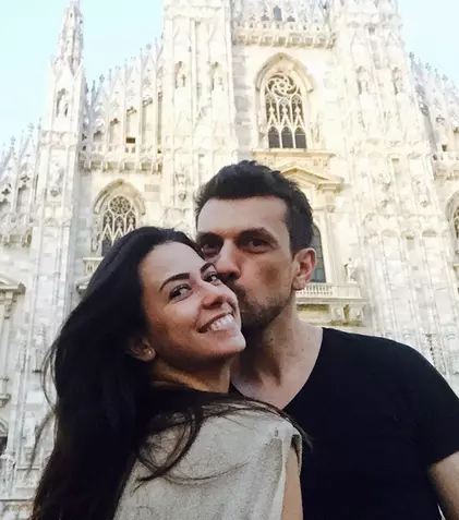 Diana Bart a fost cerută de soție la Roma