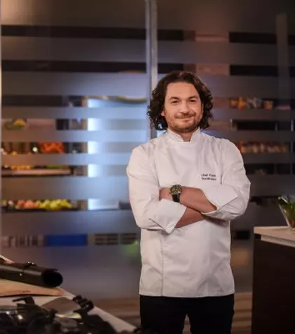 Chef Florin Dumitrescu a cântat în corul bisericii