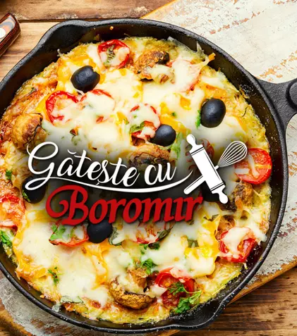 Simplu și rapid: Pizza la tigaie cu blat de pâine Boromir